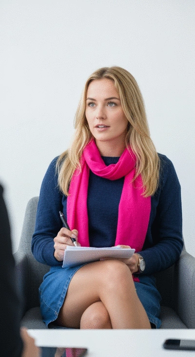 Witness providing a statement in an accident case