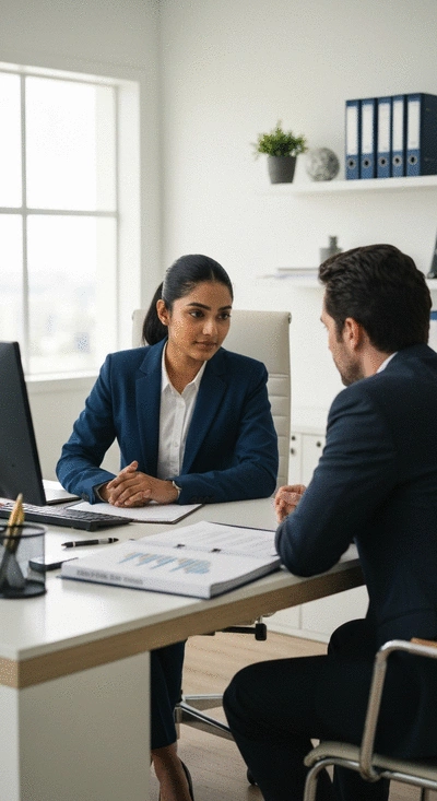 Legal professional advising a client about stress-related work claims