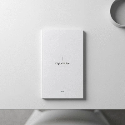 Digital guide or eBook mockup